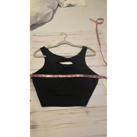 SO Sports Bra Cutout Black Rainbow Bralette Juniors XL NWT MSRP $24 Pickleball - Picture 5 of 9